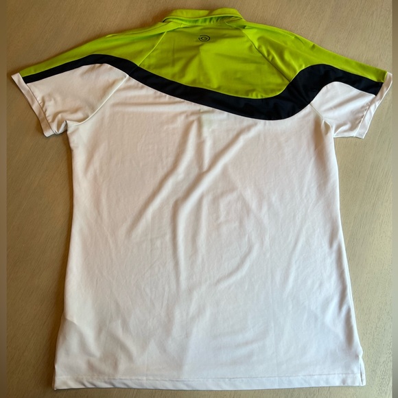 Galvin Green Magnum Green White Navy Golf Polo Shirt Size XL - Picture 6 of 13